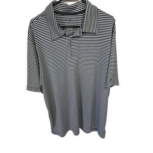 Champion Polo Golf Shirt Men's XXL Black Athletic Stretch Short Sleeve Collared